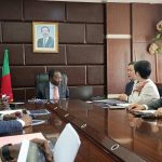 Une délégation de Huawei reçue par le ministre de l'Eau et de l'énergie, Gaston Eloundou Essomba
